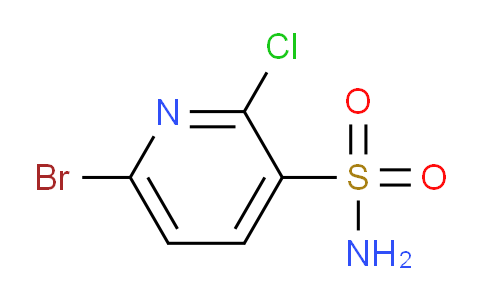 CAS No. 1707371-82-1, 6-Bromo-2-chloropyridine-3-sulfonamide