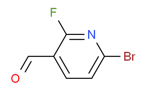 CAS No. 1227588-87-5, 6-Bromo-2-fluoronicotinaldehyde