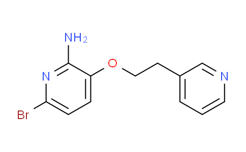 CAS No. 1956356-38-9, 6-Bromo-3-(2-(pyridin-3-yl)ethoxy)pyridin-2-amine
