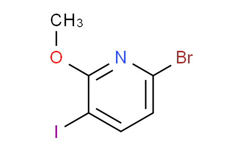 CAS No. 1310949-37-1, 6-Bromo-3-iodo-2-methoxypyridine