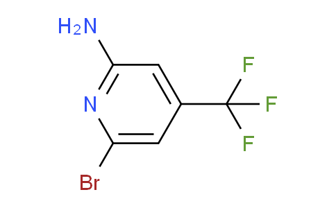 CAS No. 1256825-17-8, 6-Bromo-4-(trifluoromethyl)pyridin-2-amine