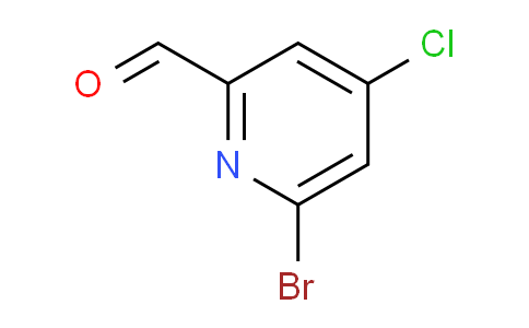 CAS No. 1060811-19-9, 6-Bromo-4-chloropicolinaldehyde