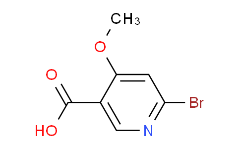 CAS No. 1060805-14-2, 6-Bromo-4-methoxynicotinic acid