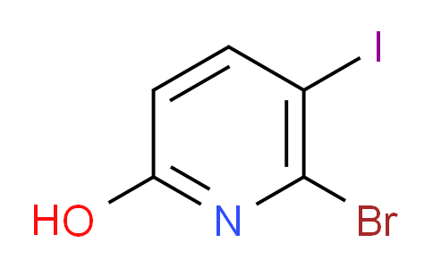 CAS No. 1704065-08-6, 6-Bromo-5-iodopyridin-2-ol