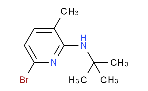 CAS No. 1257294-48-6, 6-Bromo-N-(tert-butyl)-3-methylpyridin-2-amine