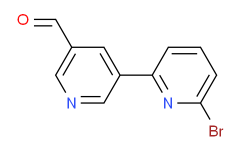 CAS No. 1346687-08-8, 6-Bromo-[2,3'-bipyridine]-5'-carbaldehyde