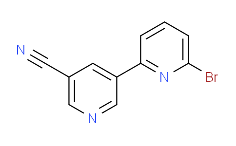 CAS No. 1346687-06-6, 6-Bromo-[2,3'-bipyridine]-5'-carbonitrile