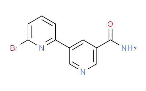 CAS No. 1346687-05-5, 6-Bromo-[2,3'-bipyridine]-5'-carboxamide