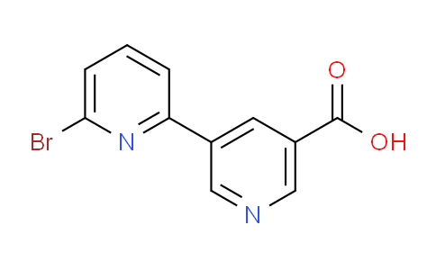 CAS No. 1346687-01-1, 6-Bromo-[2,3'-bipyridine]-5'-carboxylic acid