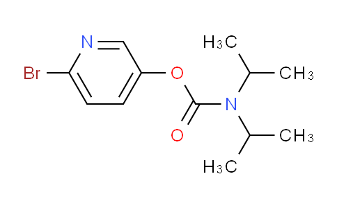 CAS No. 1624261-05-7, 6-Bromopyridin-3-yl diisopropylcarbamate