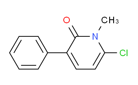 CAS No. 67970-91-6, 6-Chloro-1-methyl-3-phenylpyridin-2(1H)-one