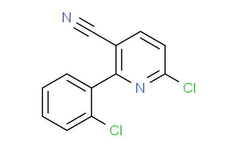 CAS No. 1779123-23-7, 6-Chloro-2-(2-chlorophenyl)nicotinonitrile