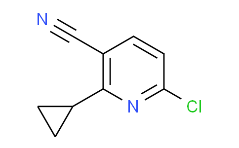 CAS No. 1774903-75-1, 6-Chloro-2-cyclopropylnicotinonitrile