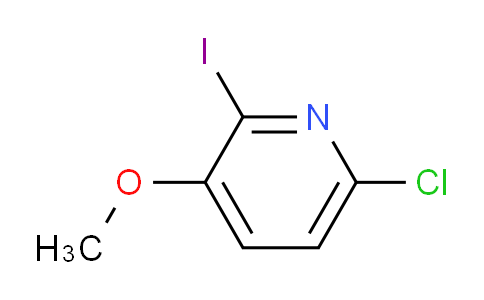 CAS No. 1256790-05-2, 6-Chloro-2-iodo-3-methoxypyridine
