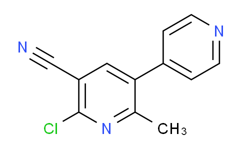 CAS No. 84884-31-1, 6-Chloro-2-methyl-[3,4'-bipyridine]-5-carbonitrile