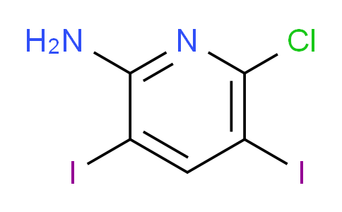 CAS No. 1820717-29-0, 6-Chloro-3,5-diiodopyridin-2-amine