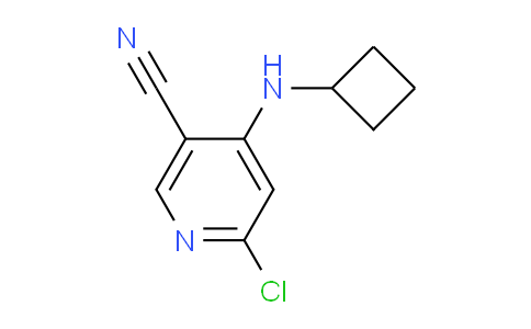 CAS No. 1956325-80-6, 6-Chloro-4-(cyclobutylamino)nicotinonitrile