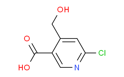 CAS No. 1440526-57-7, 6-Chloro-4-(hydroxymethyl)nicotinic acid