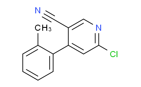 CAS No. 825638-00-4, 6-Chloro-4-(o-tolyl)nicotinonitrile
