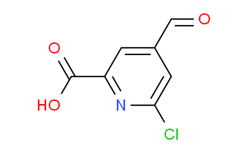 CAS No. 1289107-54-5, 6-Chloro-4-formylpicolinic acid