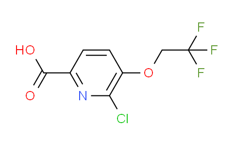 CAS No. 855916-43-7, 6-Chloro-5-(2,2,2-trifluoroethoxy)picolinic acid