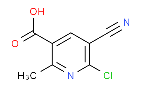 CAS No. 898227-78-6, 6-Chloro-5-cyano-2-methylnicotinic acid