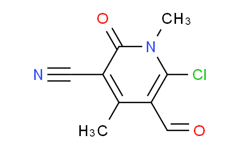 CAS No. 329348-61-0, 6-Chloro-5-formyl-1,2-dihydro-1,4-dimethyl-2-oxopyridine-3-carbonitrile