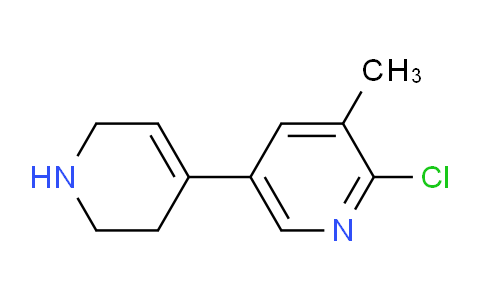 CAS No. 1820740-51-9, 6-Chloro-5-methyl-1',2',3',6'-tetrahydro-3,4'-bipyridine