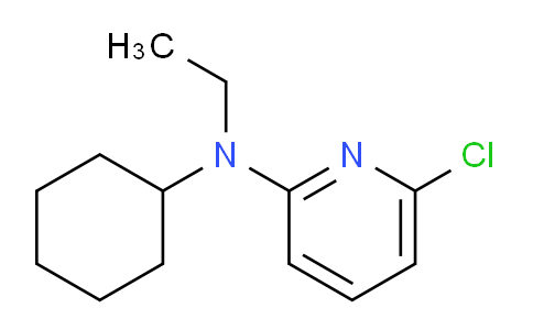 CAS No. 1220017-75-3, 6-Chloro-N-cyclohexyl-N-ethylpyridin-2-amine