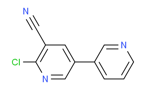 CAS No. 1214346-69-6, 6-Chloro-[3,3'-bipyridine]-5-carbonitrile