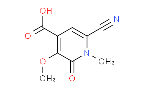 CAS No. 1429204-83-0, 6-Cyano-3-methoxy-1-methyl-2-oxo-1,2-dihydropyridine-4-carboxylic acid