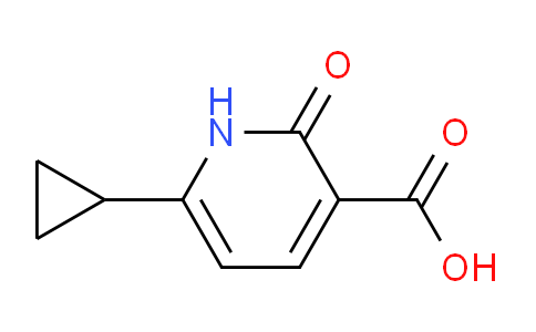 CAS No. 1135283-67-8, 6-Cyclopropyl-2-oxo-1,2-dihydropyridine-3-carboxylic acid