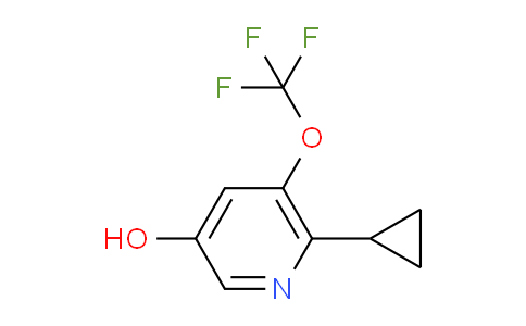 CAS No. 1355071-74-7, 6-Cyclopropyl-5-(trifluoromethoxy)pyridin-3-ol
