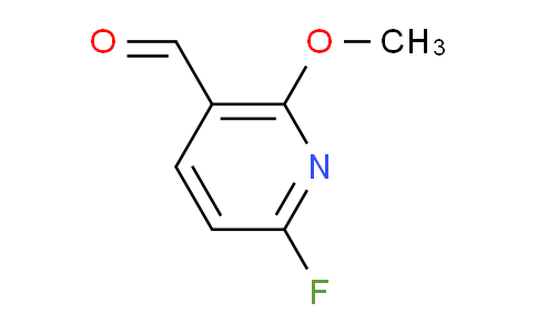 CAS No. 1211588-41-8, 6-Fluoro-2-methoxynicotinaldehyde