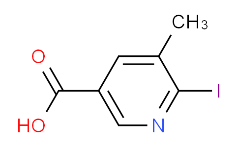 CAS No. 1355182-76-1, 6-Iodo-5-methylnicotinic acid
