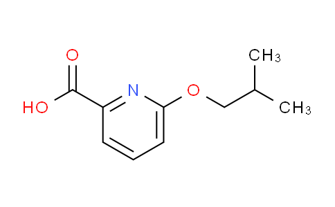 CAS No. 1240620-33-0, 6-Isobutoxypicolinic acid