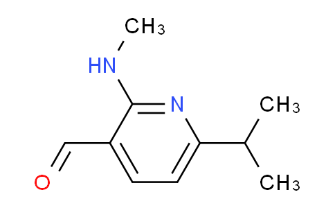 CAS No. 1289000-39-0, 6-Isopropyl-2-(methylamino)nicotinaldehyde