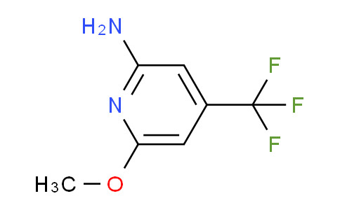 CAS No. 1598267-75-4, 6-Methoxy-4-(trifluoromethyl)pyridin-2-amine