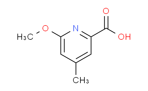 CAS No. 324028-98-0, 6-Methoxy-4-methylpicolinic acid