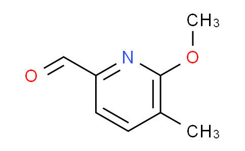 CAS No. 123506-65-0, 6-Methoxy-5-methylpicolinaldehyde