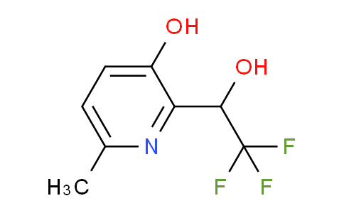 CAS No. 344776-71-2, 6-Methyl-2-(2,2,2-trifluoro-1-hydroxyethyl)pyridin-3-ol