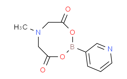 CAS No. 1257740-56-9, 6-Methyl-2-(pyridin-3-yl)-1,3,6,2-dioxazaborocane-4,8-dione