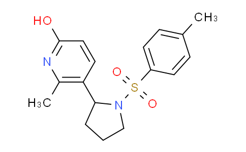 CAS No. 1352498-92-0, 6-Methyl-5-(1-tosylpyrrolidin-2-yl)pyridin-2-ol