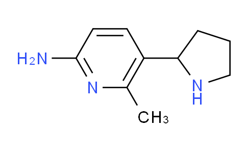 CAS No. 1270472-76-8, 6-Methyl-5-(pyrrolidin-2-yl)pyridin-2-amine