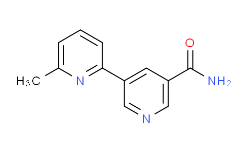 CAS No. 1346686-81-4, 6-Methyl-[2,3'-bipyridine]-5'-carboxamide
