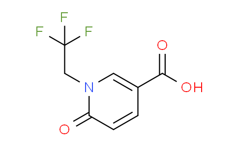 CAS No. 1247612-70-9, 6-Oxo-1-(2,2,2-trifluoroethyl)-1,6-dihydropyridine-3-carboxylic acid