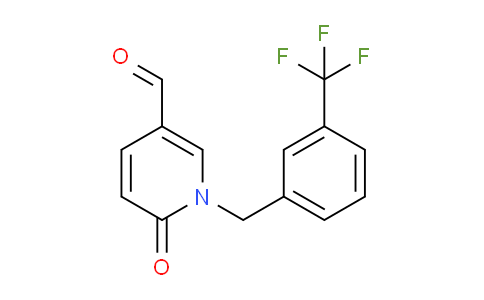 CAS No. 952183-57-2, 6-Oxo-1-(3-(trifluoromethyl)benzyl)-1,6-dihydropyridine-3-carbaldehyde