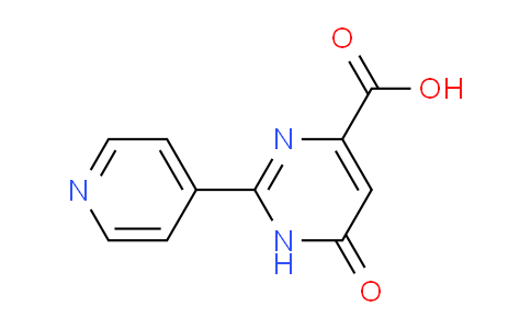 CAS No. 84660-14-0, 6-Oxo-2-(pyridin-4-yl)-1,6-dihydropyrimidine-4-carboxylic acid