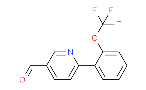 CAS No. 898405-31-7, 6-[2-(Trifluoromethoxy)phenyl]-3-pyridinecarbaldehyde