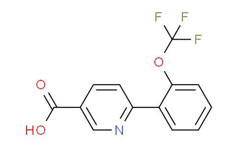 CAS No. 197847-94-2, 6-[2-(Trifluoromethoxy)phenyl]nicotinic Acid